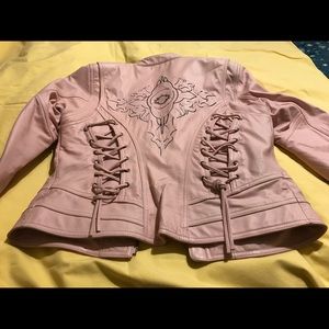 Womens leather jacket